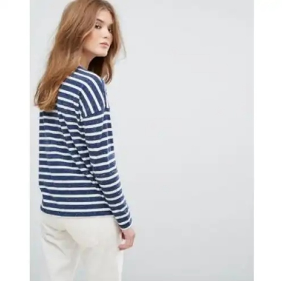 90's Style LEE Classic Stripe T Shirt Large - Picture 3 of 9